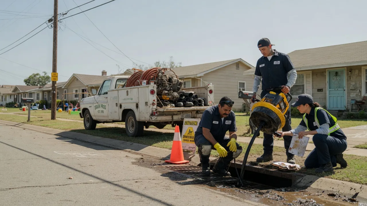 Drain Cleaning in Farmersville, CA near me